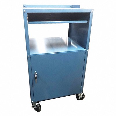 GRAINGER 462D18 Mbl CompCab 1Shlv Blue 49 3/4 x27 x24