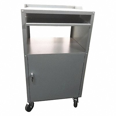 GRAINGER 462D21 MblCompCab 1Shlv Grey 49 3/4 x27 x24