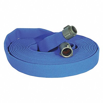 JAFLINE HD G52H25HDB50NB Fire Hose 50 ft Blue Polyester