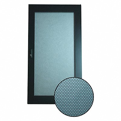 VIDEO MOUNT PRODUCTS ERENPD18 Perforated Door Rack Mount Black