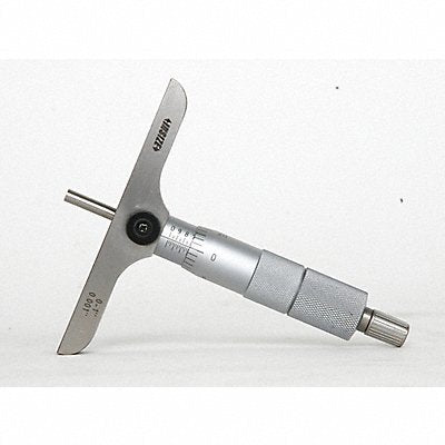 INSIZE 32411 Depth Micrometer 4 L Base Flat Anvil