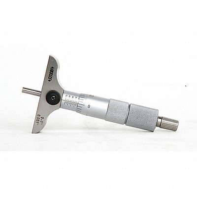 INSIZE 3241B1 Depth Micrometer 4 L Base Flat Anvil