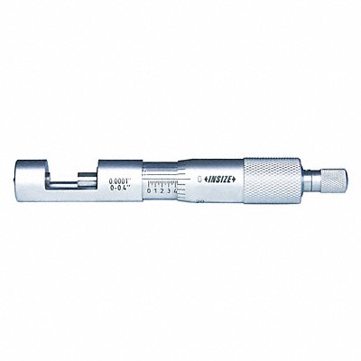 INSIZE 32854 Wire Micrometer Flat Anvil Mechanical
