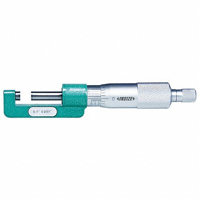 INSIZE 32922 Hub Micrometer Flat Anvil Mechanical