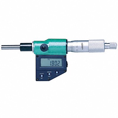 INSIZE 635325 Electronic Micrometer Head Flat Spindle