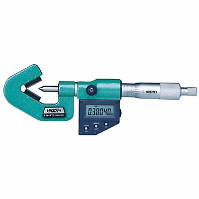 INSIZE 3590153E V-Anvil Micrometer V-Shaped Anvil