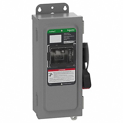 SCHNEIDER ELECTRIC VHU364NAWKGL Safety Switch 3PST 200 A 3 Poles 4 Wires