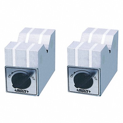 INSIZE 68911 Magnetic V-Block Set V Block Shape Steel