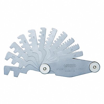 INSIZE 482416 Thread Pitch Gauge Set Thread Ang 29 deg