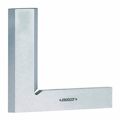 INSIZE 47901000 90 Deg Beveled-Edge Pre Steel Square SS