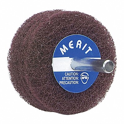 MERIT 8834131496 Non Woven Disc Wheel 3 in Dia 1 in W