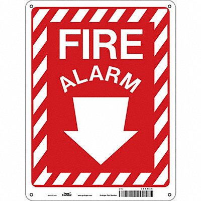 CONDOR 465N36 Safety Sign 12 in x 9 in Polyethylene