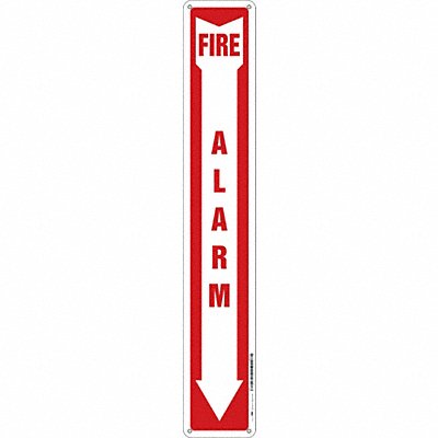 CONDOR 465P16 Safety Sign 24 in x 4 in Polyethylene