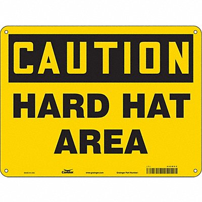 CONDOR 466K63 Safety Sign 18 inx24 in Polyethylene