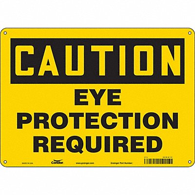 CONDOR 466U13 K0276 Safety Sign 10 inx14 in Polyethylene
