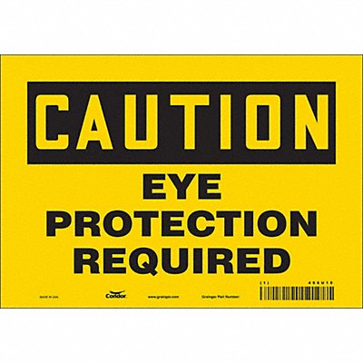 CONDOR 466U15 K0276 Safety Sign 7 inx10 in Vinyl
