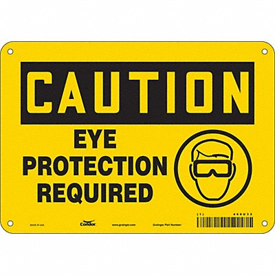 CONDOR 466U33 Safety Sign 7 inx10 in Polyethylene