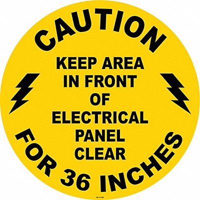 STRANCO INC FS17105 Anti-Slip Floor Sign 17 in x 17 in Vinyl