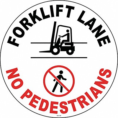 STRANCO INC FS17107 Anti-Slip Floor Sign 17 in x 17 in Vinyl