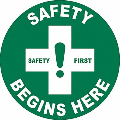STRANCO INC FS17130 Anti-Slip Floor Sign 17 in x 17 in Vinyl