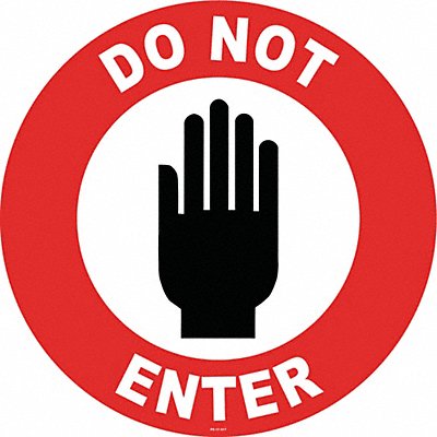 STRANCO INC FS17317 Anti-Slip Floor Sign 17 in x 17 in Vinyl