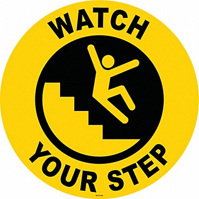 STRANCO INC FS17321 Anti-Slip Floor Sign 17 in x 17 in Vinyl