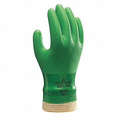SHOWA 600S07 Coated Gloves Green S PR