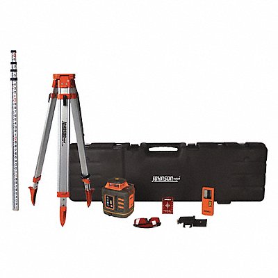 JOHNSON LEVEL 99027K Rotary Laser Red Horizontal Projection