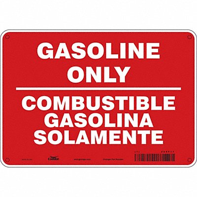 CONDOR 469F17 Safety Sign 7 in x 10 in Aluminum