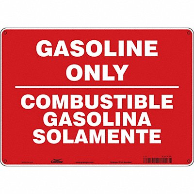 CONDOR 469F20 Safety Sign 10 in x 14 in Polyethylene