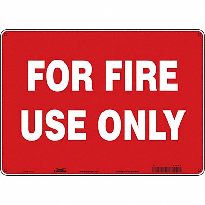 CONDOR 469F44 Safety Sign 10 in x 14 in Aluminum