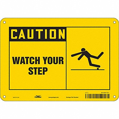 CONDOR 469P81 Safety Sign 7 inx10 in Polyethylene