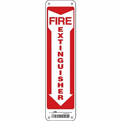 CONDOR 469V39 J7050 Safety Sign 14 in x 3 1/2 in Vinyl