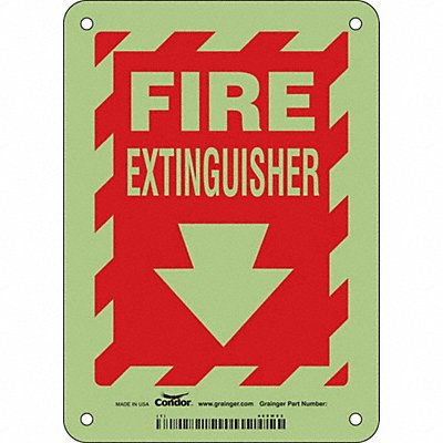 CONDOR 469W03 Safety Sign 7 in x 5 in Polyethylene