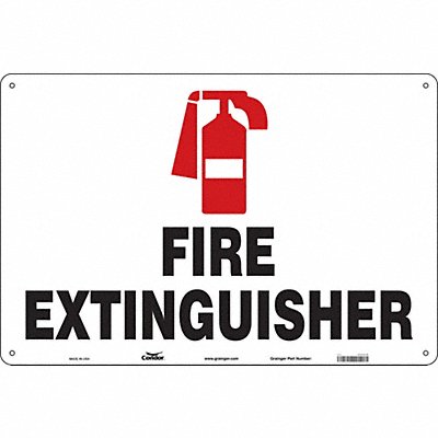CONDOR 469X39 Safety Sign 24 in x 36 in Polyethylene