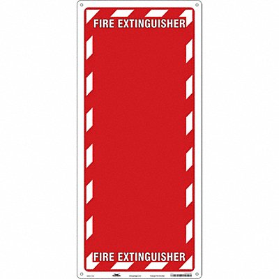 CONDOR 469X96 Safety Sign 29 in x 13 in Aluminum