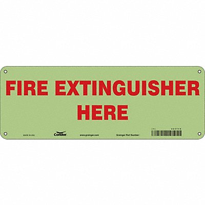 CONDOR 469Y48 Safety Sign 5 in x 14 in Polyethylene