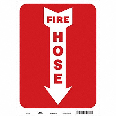 CONDOR 469Z05 Safety Sign 14 in x 10 in Vinyl