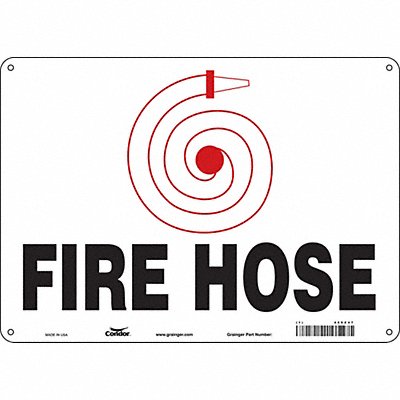 CONDOR 469Z47 Safety Sign 10 in x 14 in Aluminum