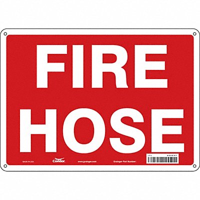 CONDOR 469Z57 Safety Sign 10 in x 14 in Aluminum