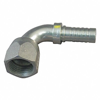 AEROQUIP FC40980808S Crimp Fitting 90 Deg 3/8 ID 3/4 FJIC