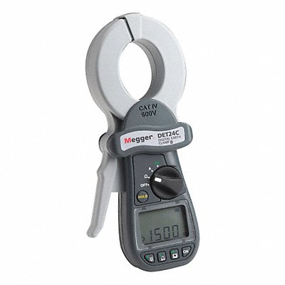 MEGGER DET24C Clamp On Earth Resistance Tester LCD