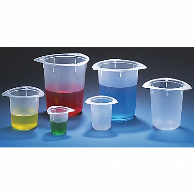 GLOBE SCIENTIFIC 3641 Beaker 100 mL 71 mm H 57 mm Dia PK100
