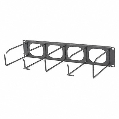 HUBBELL PREMISE WIRING HM24 Horizontal Ring Managr 3.47inH x 7.39inD