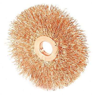 AMPCO WB30C Nonsparking Crimped Wire Wheel Brush