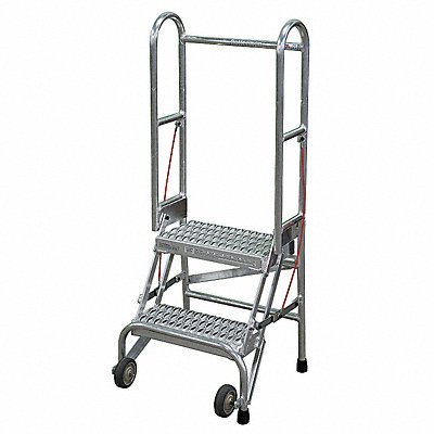 COTTERMAN SASA2A3E10C50P6 Folding Rolling Safety Ladder Platfm 20In H
