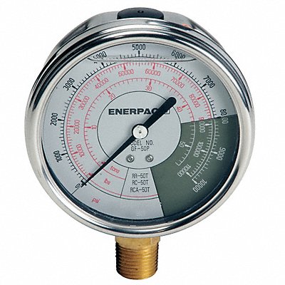 ENERPAC GF50P K4567 Pressure Gauge 0 to 10000 psi 4 Dial