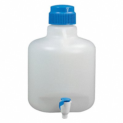 GRAINGER F118460025 Carboy 10 L 387 mm H White