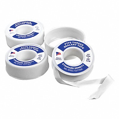 SP SCIENCEWARE F240200000 Lab Thread Tape 1/2 in W 300 in L PK3