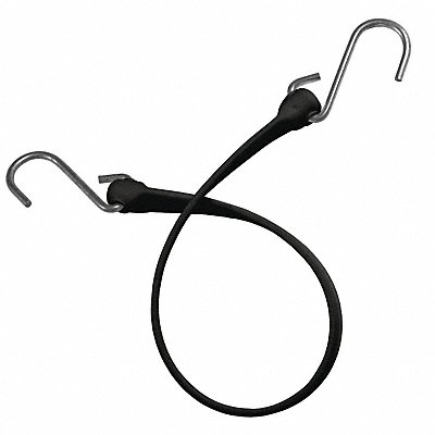 THE BETTER BUNGEE BBS12SBK J4684 S-Hook 1 1/2 W Black